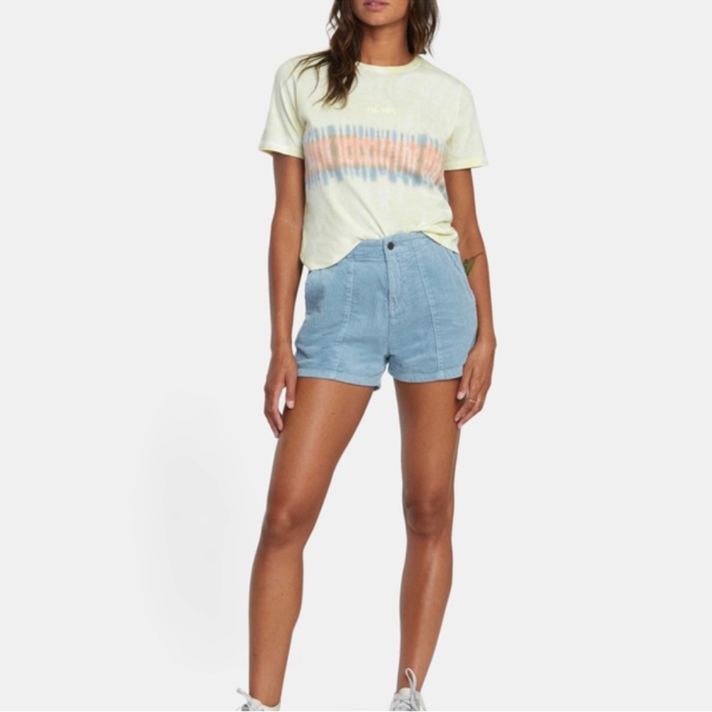 Rvca Womens Daylight Short, Blue XS - Picture 4 of 12